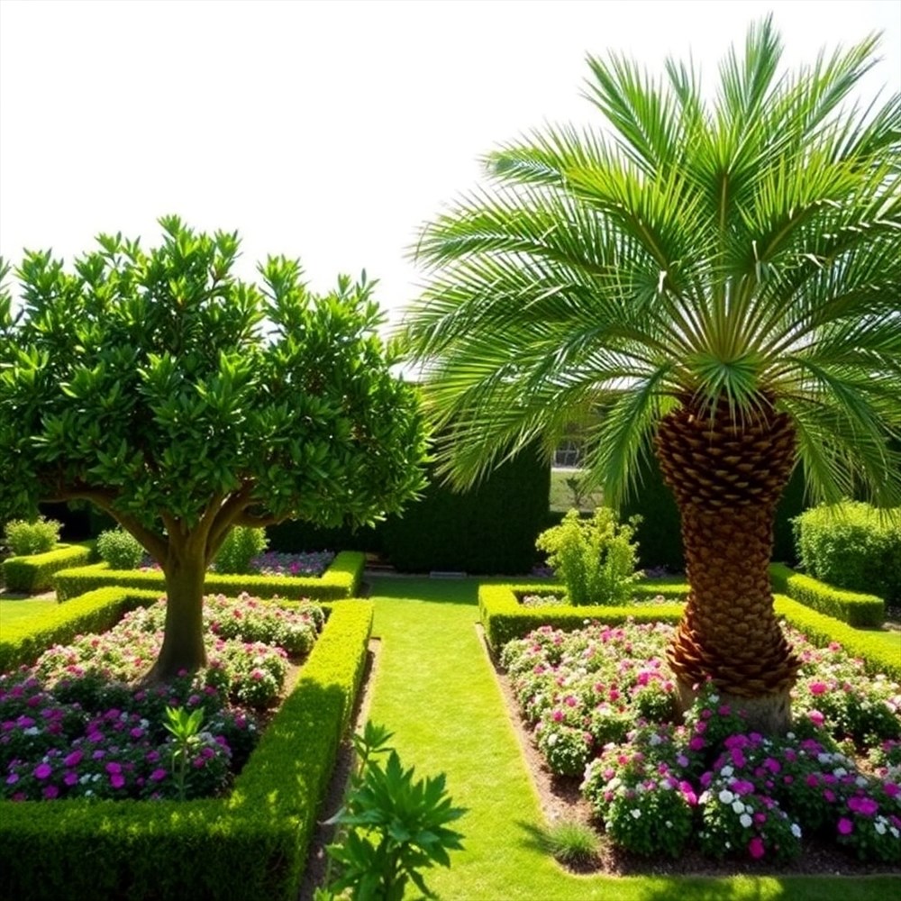 Intégrer un Palmier dans un Parterre Moderne