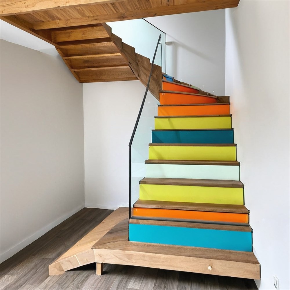 Peindre un Escalier en Bois