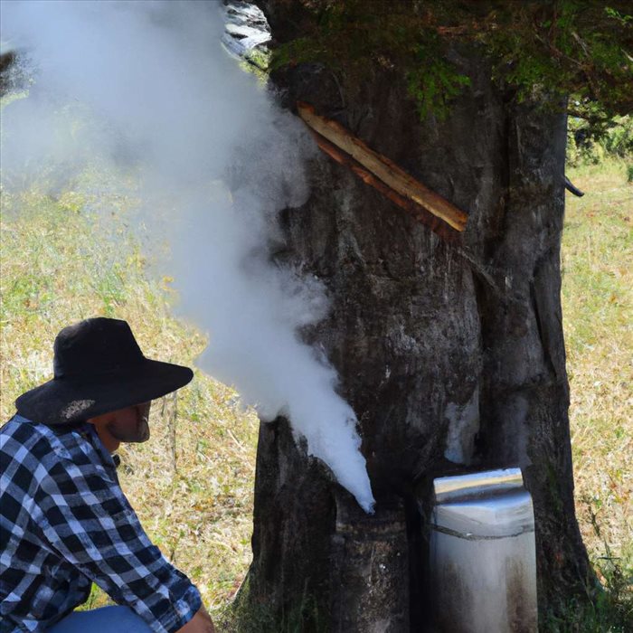 Éloigner un essaim d'abeilles en toute sécurité