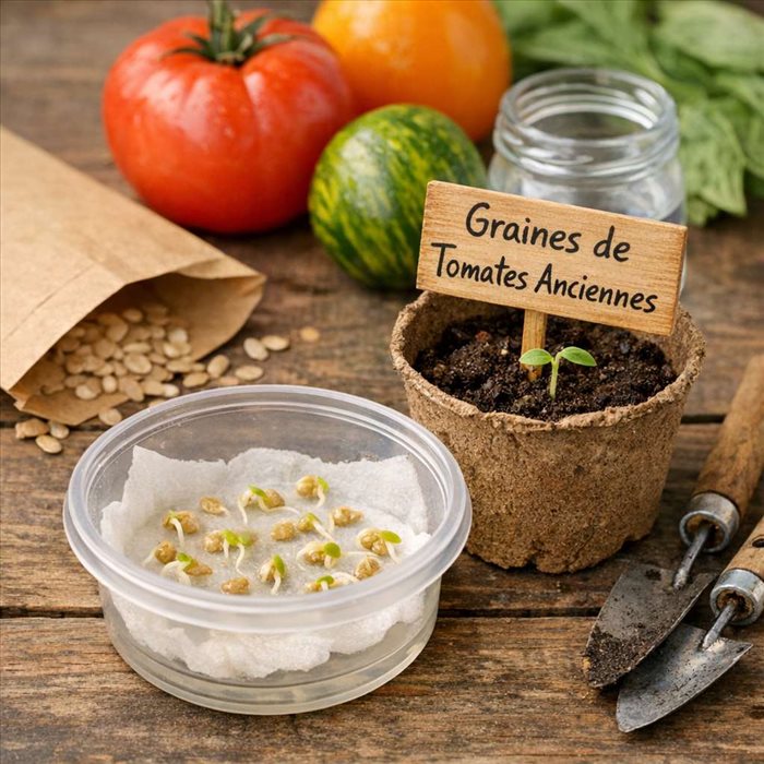 Faire germer des graines de tomates anciennes : méthode simple et réussie