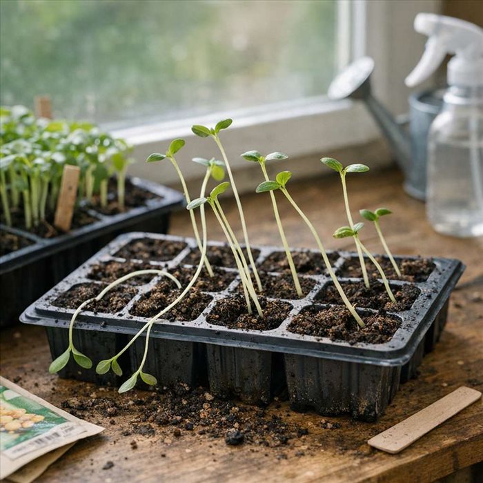 Pourquoi mes semis filent-ils après la germination ?