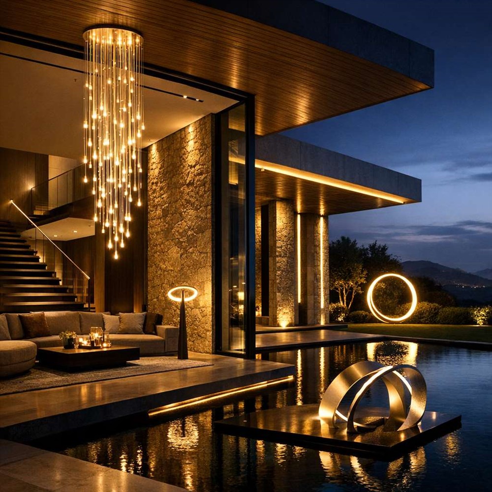 Éclairage & luminaires haut de gamme : sublimer l'architecture par la lumière