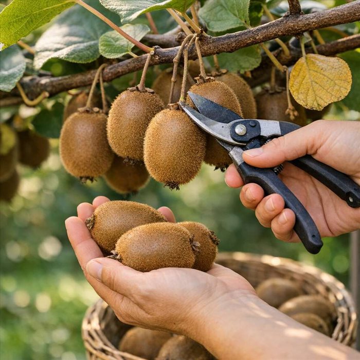 À quelle période récolter les kiwis du jardin ? Guide pratique