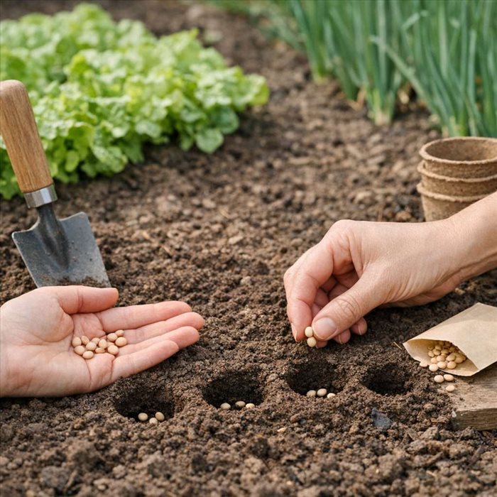 Semis en poquet au potager : guide simple pour réussir