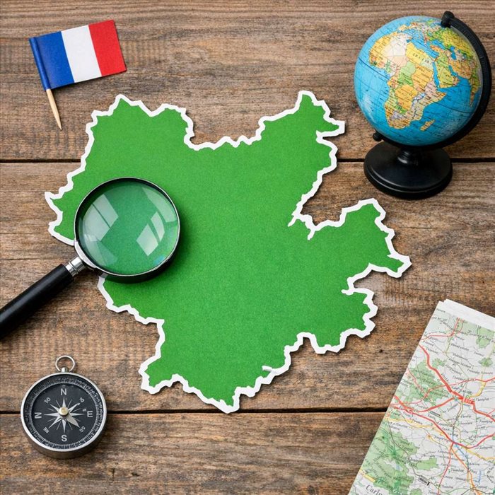 Superficie du département de l’Ain : 5 762 km² expliqués
