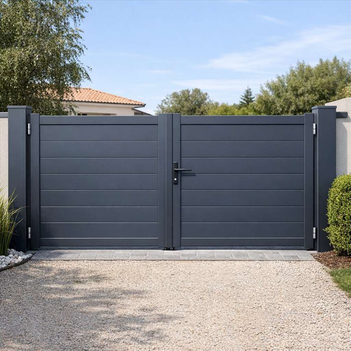 Portail battant en aluminium : avantages, choix et conseils