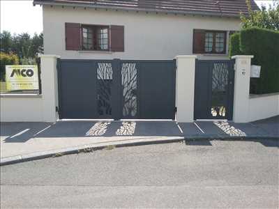 Exemple Pose de clôture n°417 zone Côte-d'Or par Manale