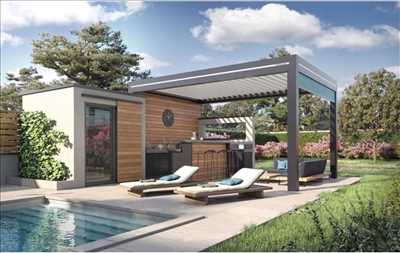 Photo Pergola bioclimatique n°88 zone Maine-et-Loire par OUTDOOR PROJECT