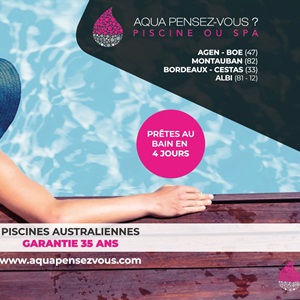 AQUA PENSEZ VOUS , un aménageur de piscine à Angoulême