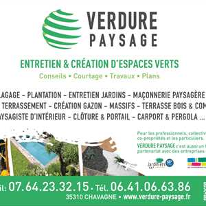 Verdure Paysage , un intervenant en espace vert à Brest